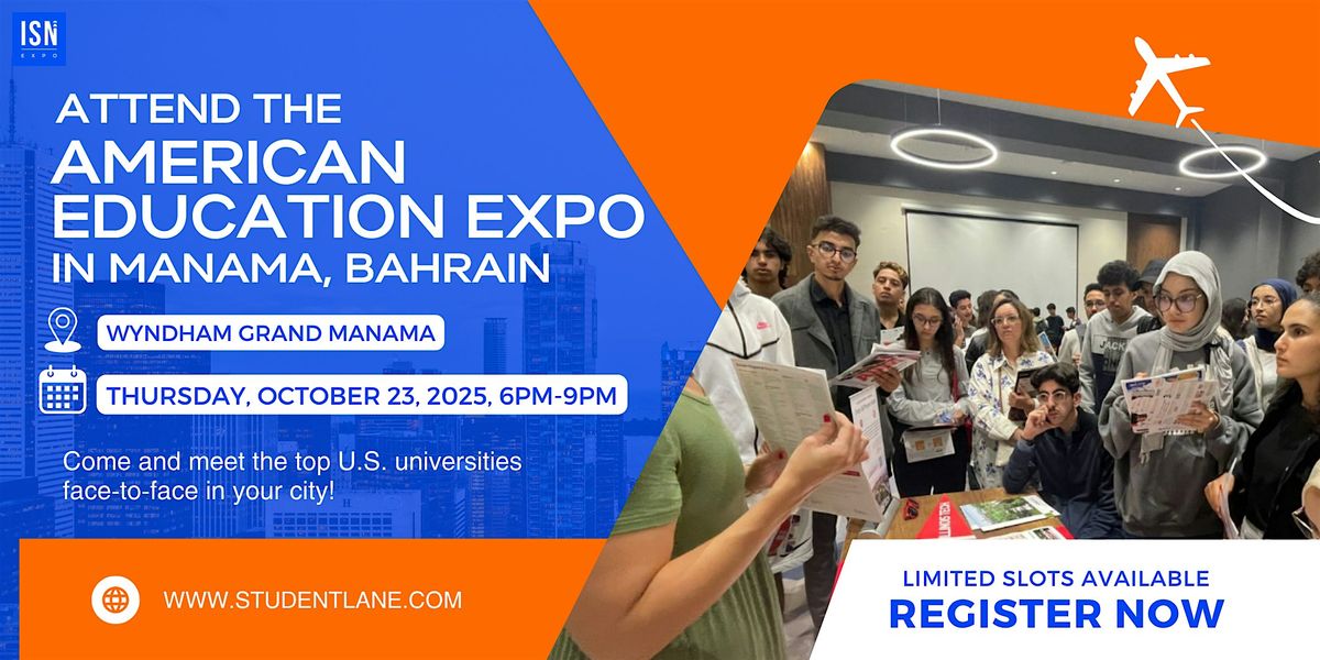 American Education Event in Manama, Bahrain, 23 October | Event in Manama | AllEvents