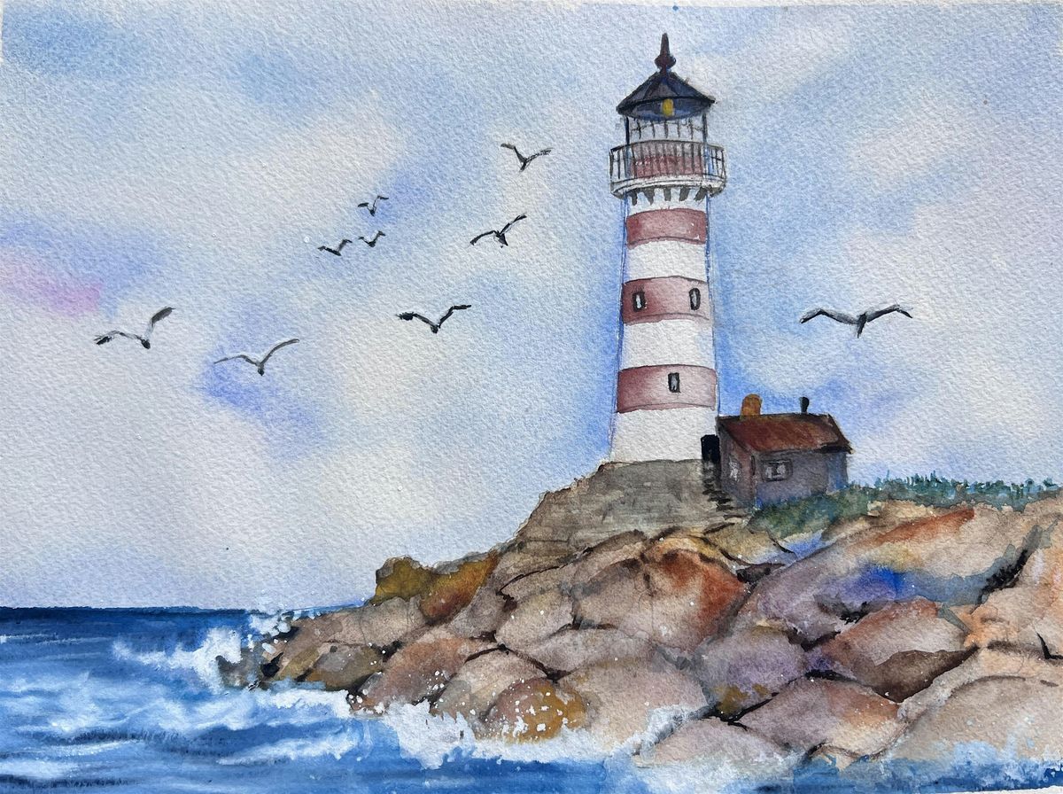 Lighthouse in Watercolors with Phyllis Gubins, 3 December | Event in Ventura | AllEvents
