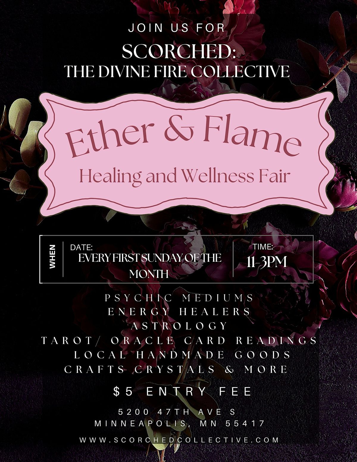 Ether and Flame: Holistic Wellness and Healing Fair | Event in Minneapolis | AllEvents