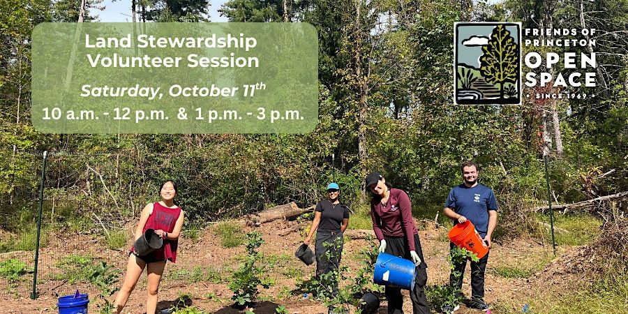 FOPOS Land Stewardship Volunteer Session // 10.11.25, 11 October | Event in Princeton | AllEvents