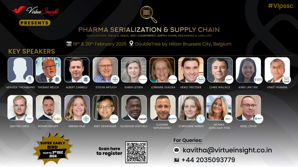 15th Annual Pharma Serialization & Supply Chain 2025, DoubleTree by ...