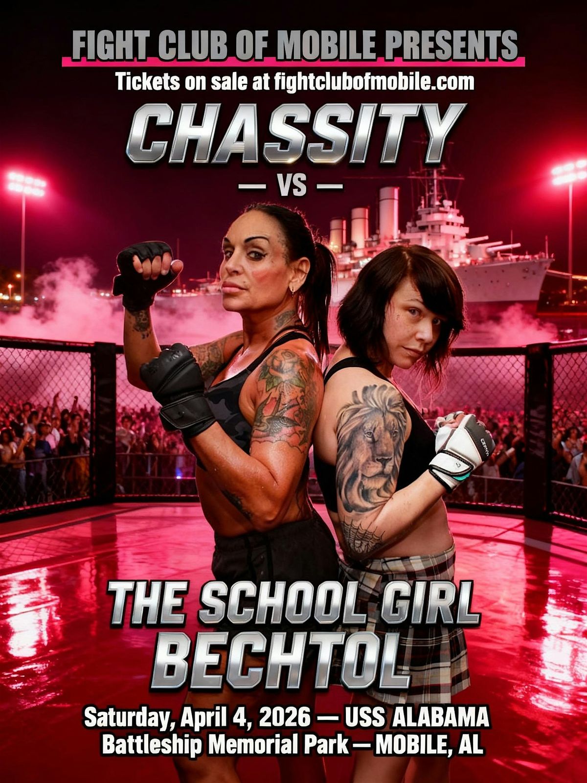 Fight Club of Mobile Chassity Vs Bechtol  *EARLY BIRD SPECIAL*, 4 April | Event in Mobile | AllEvents
