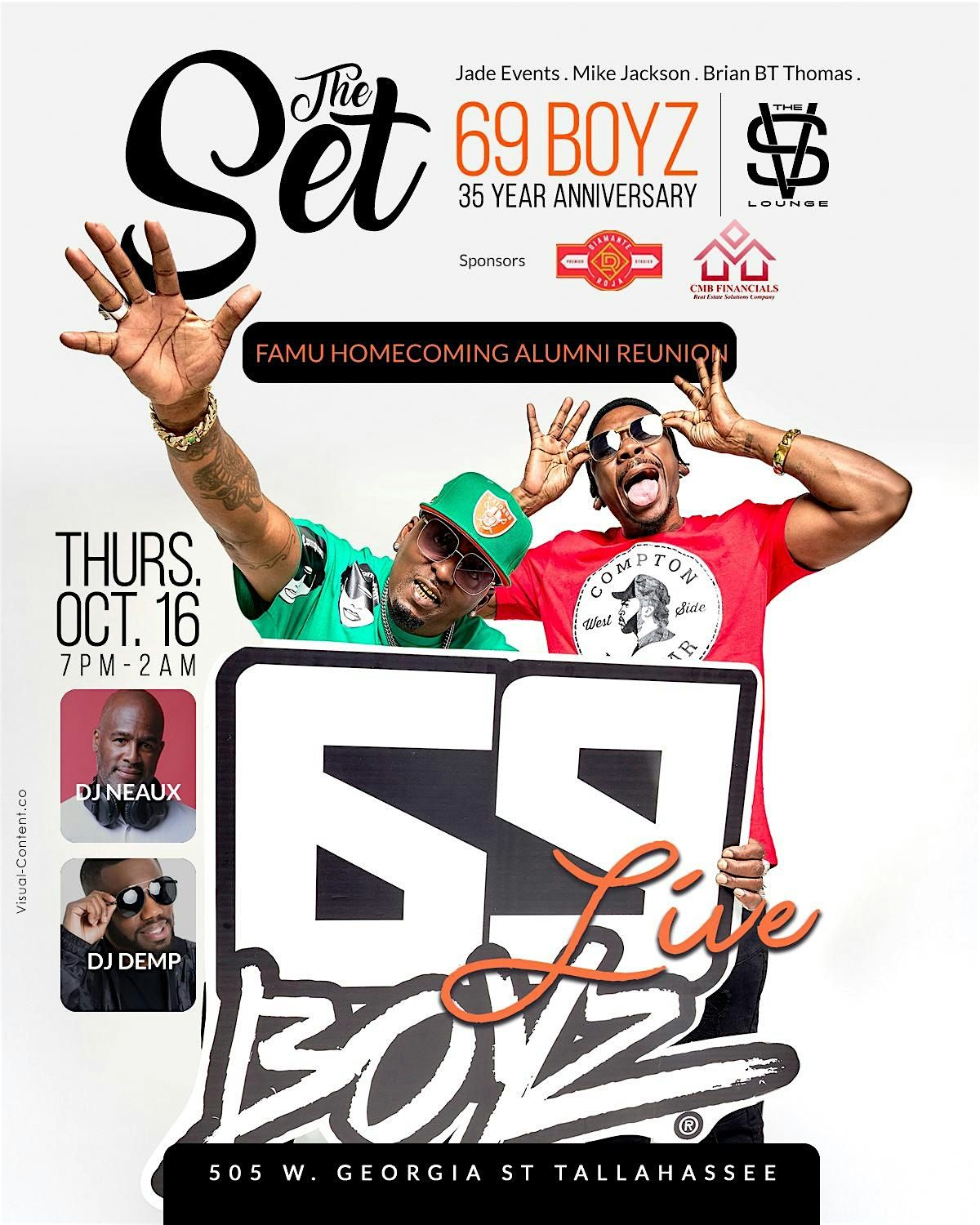 7th Annual The SET - FAMU Homecoming Alumni Reunion Kickoff w/ 69 Boyz LIVE, 16 October | Event in Tallahassee