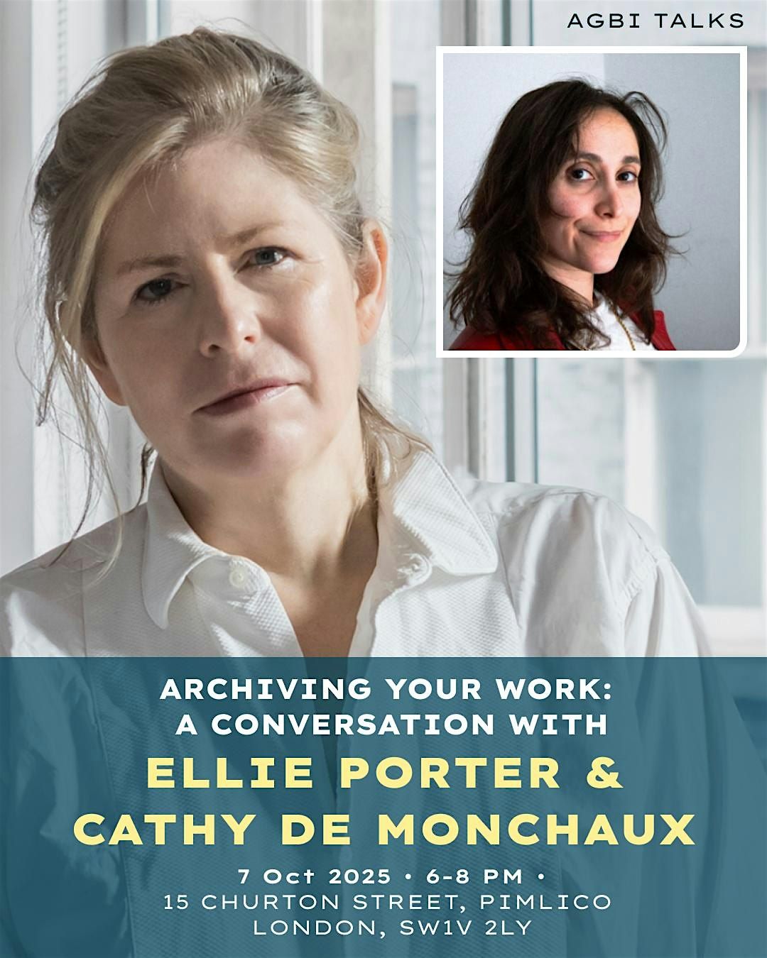 Archiving Your Work: A conversation with Ellie Porter and Cathy De Monchaux | Event in London | AllEvents