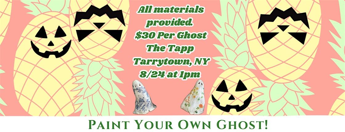 Summerween Ghost-Making Workshop at The Tapp!, 24 August | Event in Tarrytown | AllEvents
