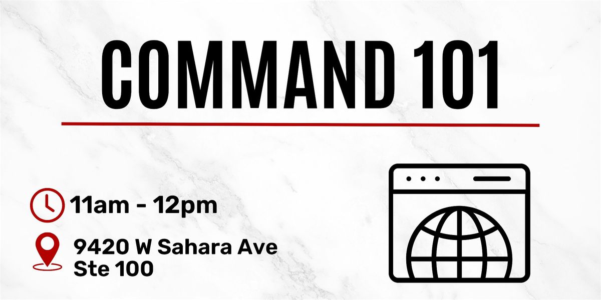 Command 101 | Event in Las Vegas | AllEvents