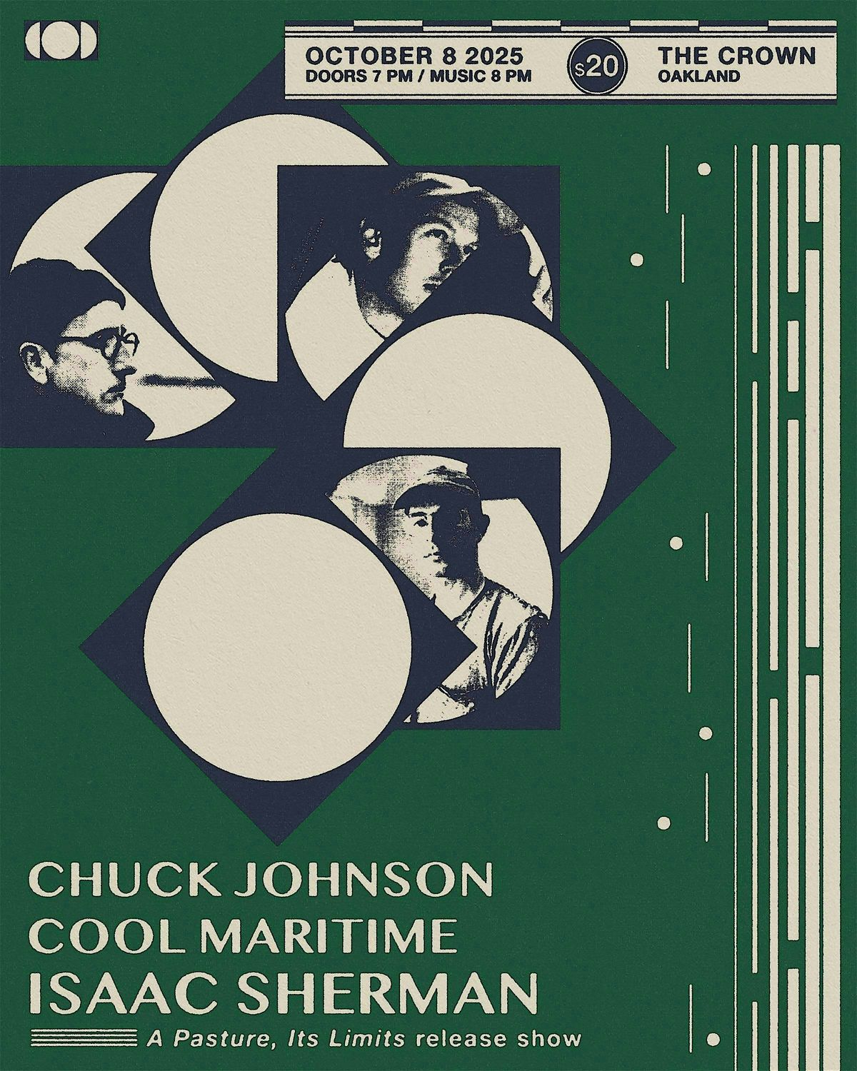 Live at The Crown: Isaac Sherman (LA) / Cool Maritime / Chuck Johnson | Event in Oakland | AllEvents