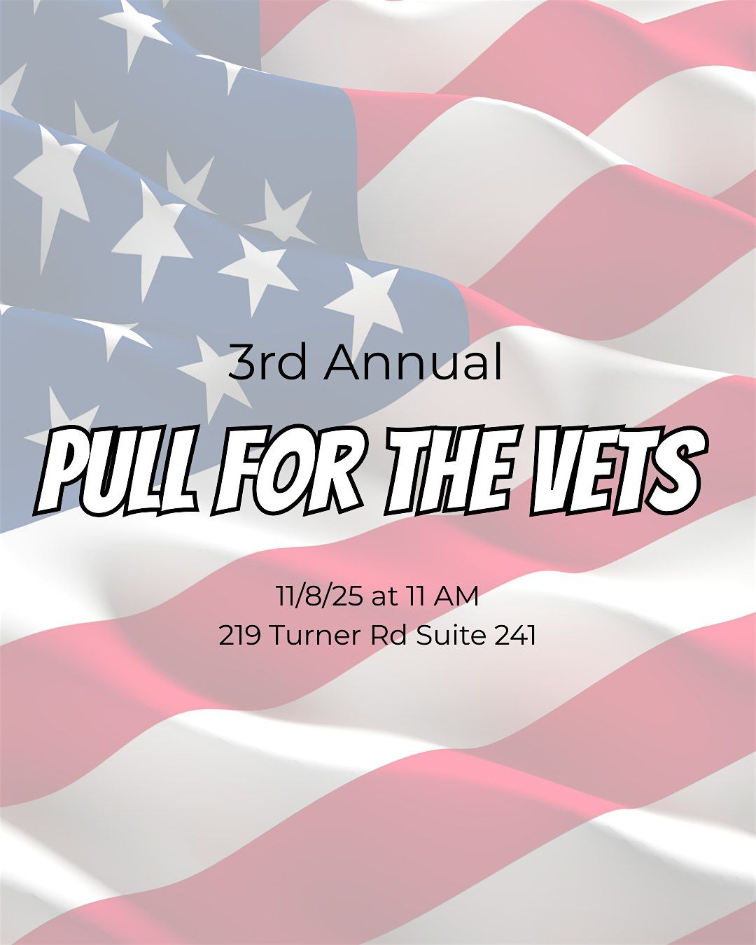 3rd Annual Pull for the Vets, 8 November | Event in Richmond | AllEvents