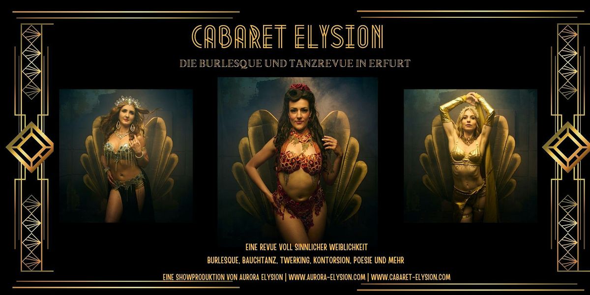 Cabaret Elysion - Burlesque und Tanzrevue, 6 September | Event in Erfurt | AllEvents