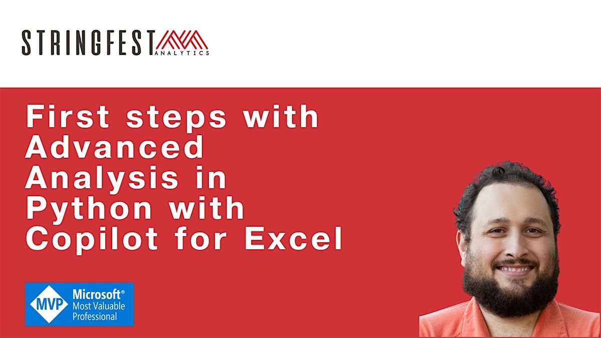 First steps with Advanced Analysis in Python with Copilot for Excel, 15 October | Online Event | AllEvents