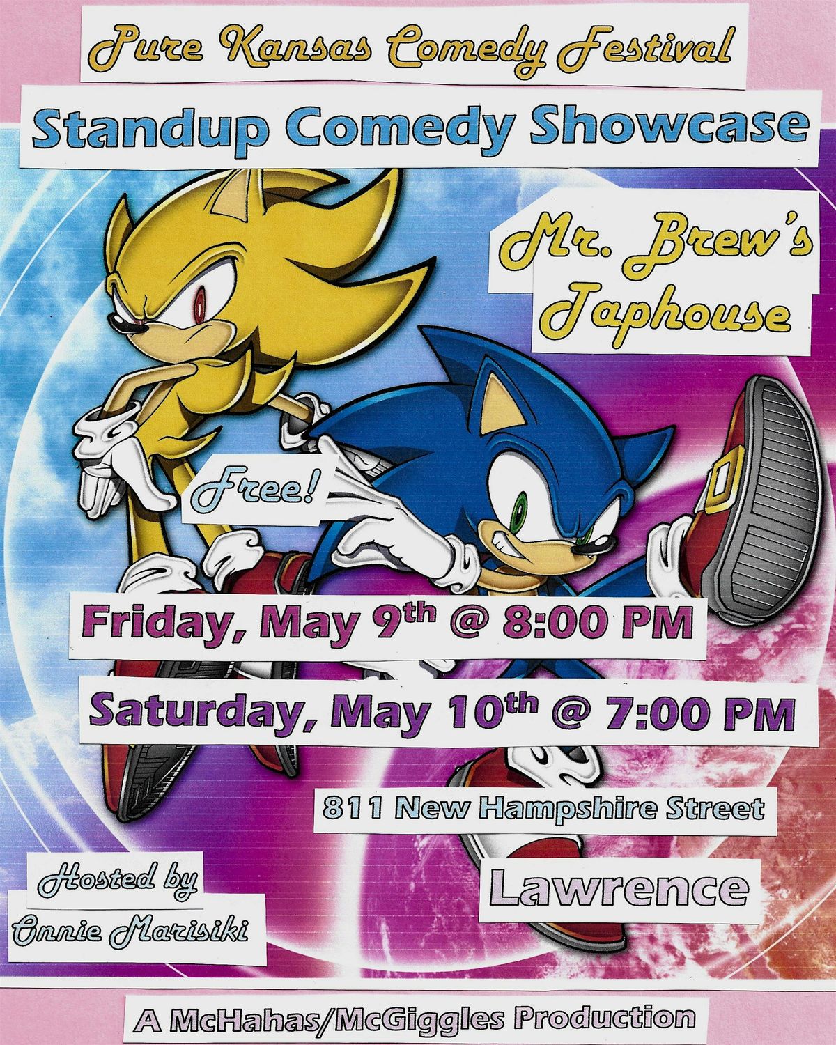 PURE KANSAS Standup Comedy Showcase at Mr. Brew's, 9 May | Event in Lawrence | AllEvents