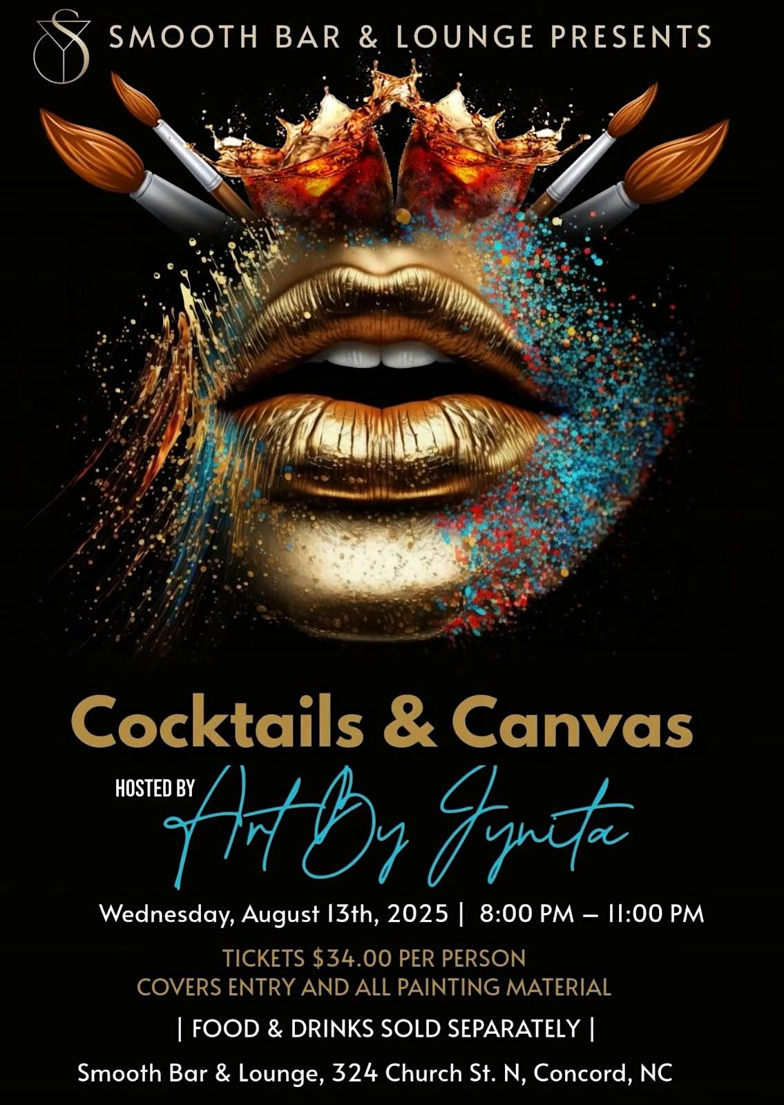 Cocktails & Canvas, 13 August | Event in Concord | AllEvents