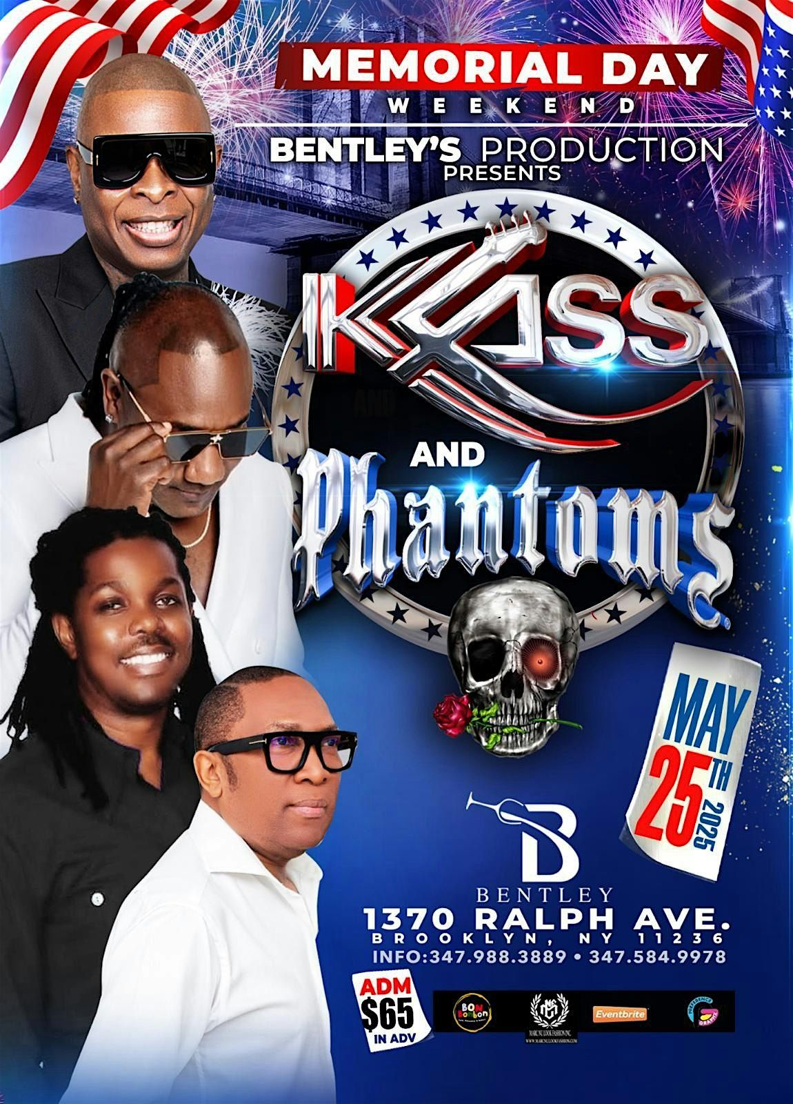 KLASS & PHANTOMS LIVE AT BENTLEY'S MEMORIAL DAY WEEKEND SUNDAY 5/25, 25 May | Event in Brooklyn | AllEvents