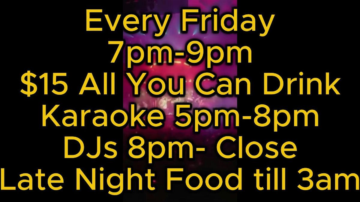 All You Can Drink Fridays | Event in St. Petersburg | AllEvents