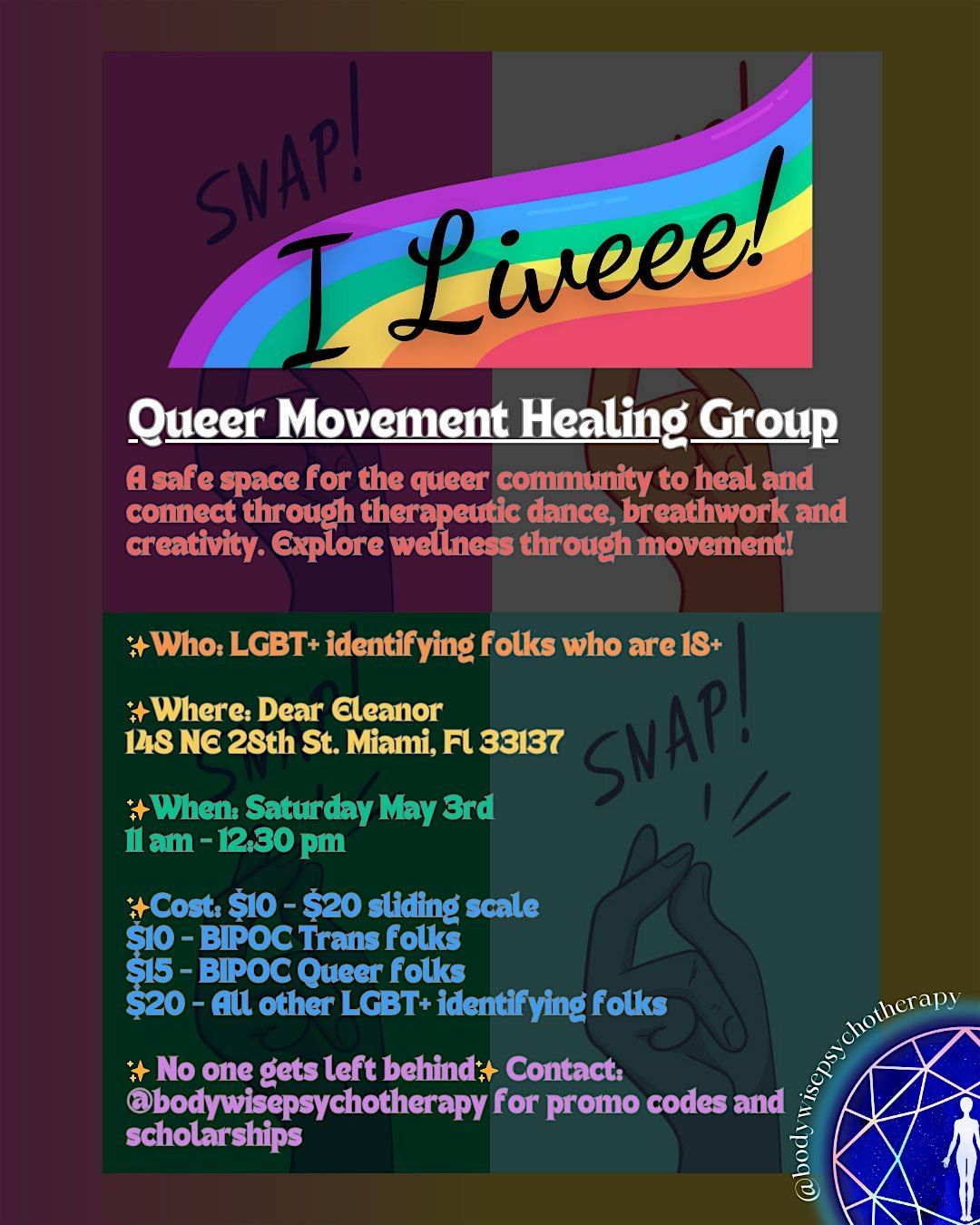 I LIVEEE! Queer Movement Healing Group | Event in Miami | AllEvents