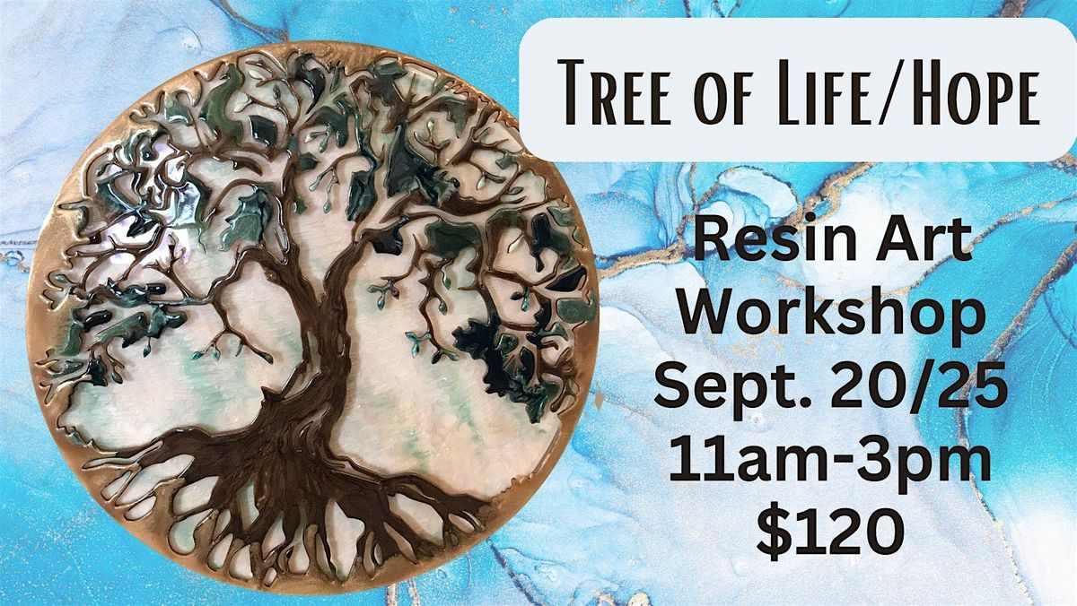 Resin Art:  Tree of Life/Hope, 20 September | Event in Airdrie | AllEvents