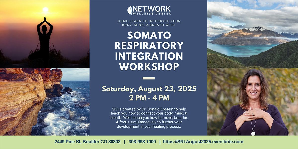 Somato Respiratory Integration Workshop, 23 August | Event in Boulder | AllEvents