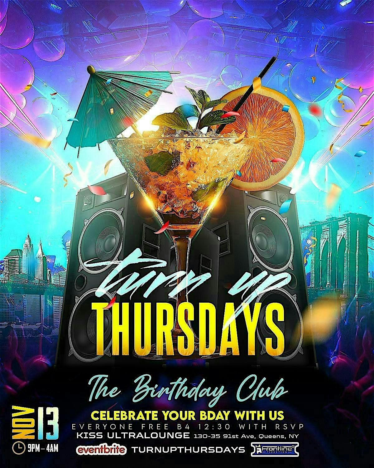 Turn Up Thursdays | Event in Queens | AllEvents