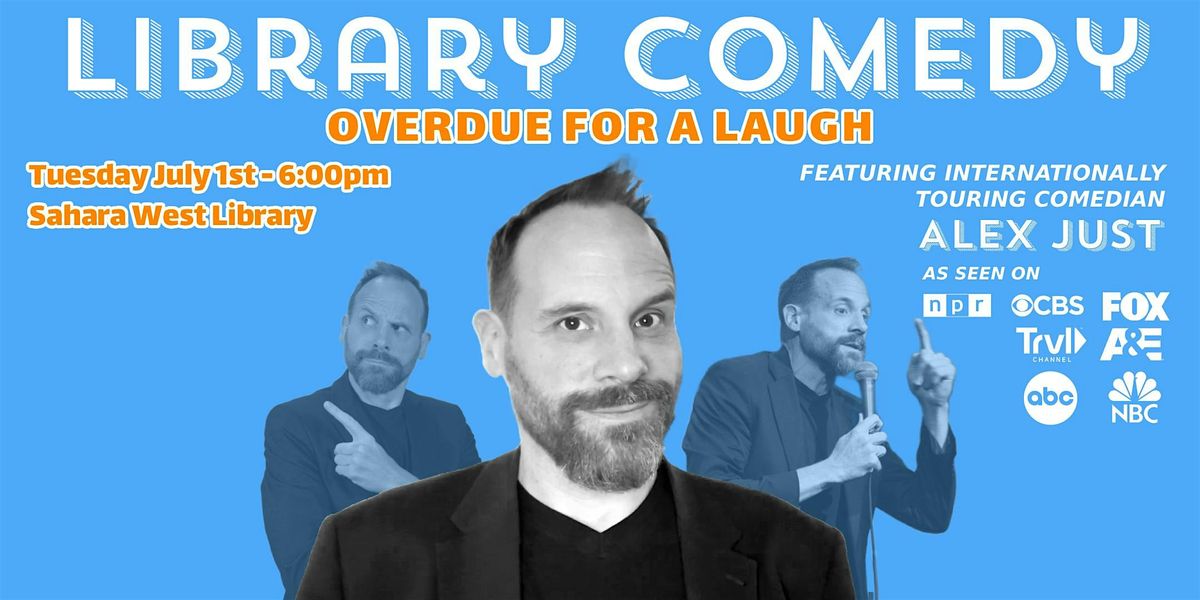 Library Comedy: Overdue for a Laugh, 1 July | Event in Las Vegas | AllEvents