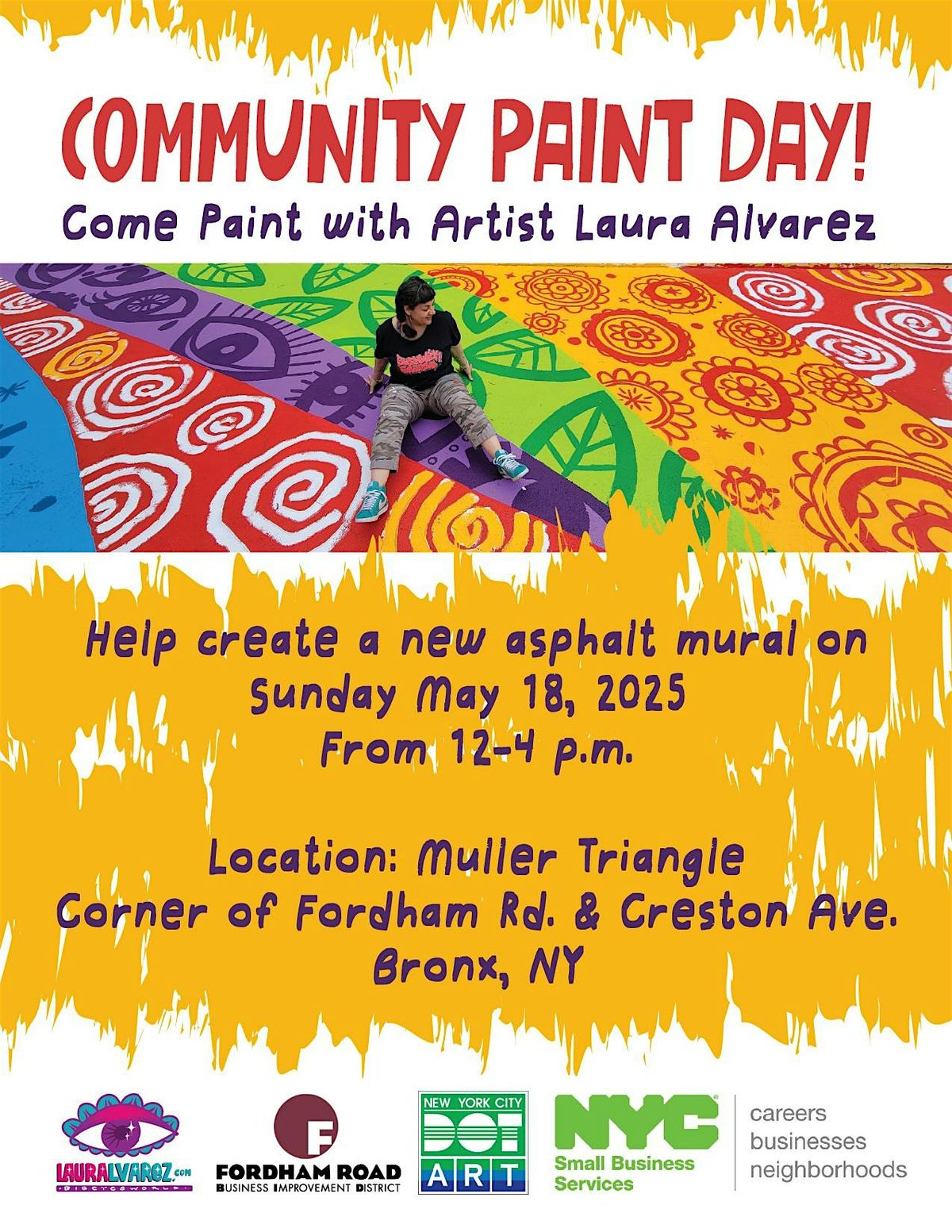 Community Paint Day at Fordham | Event in The Bronx | AllEvents