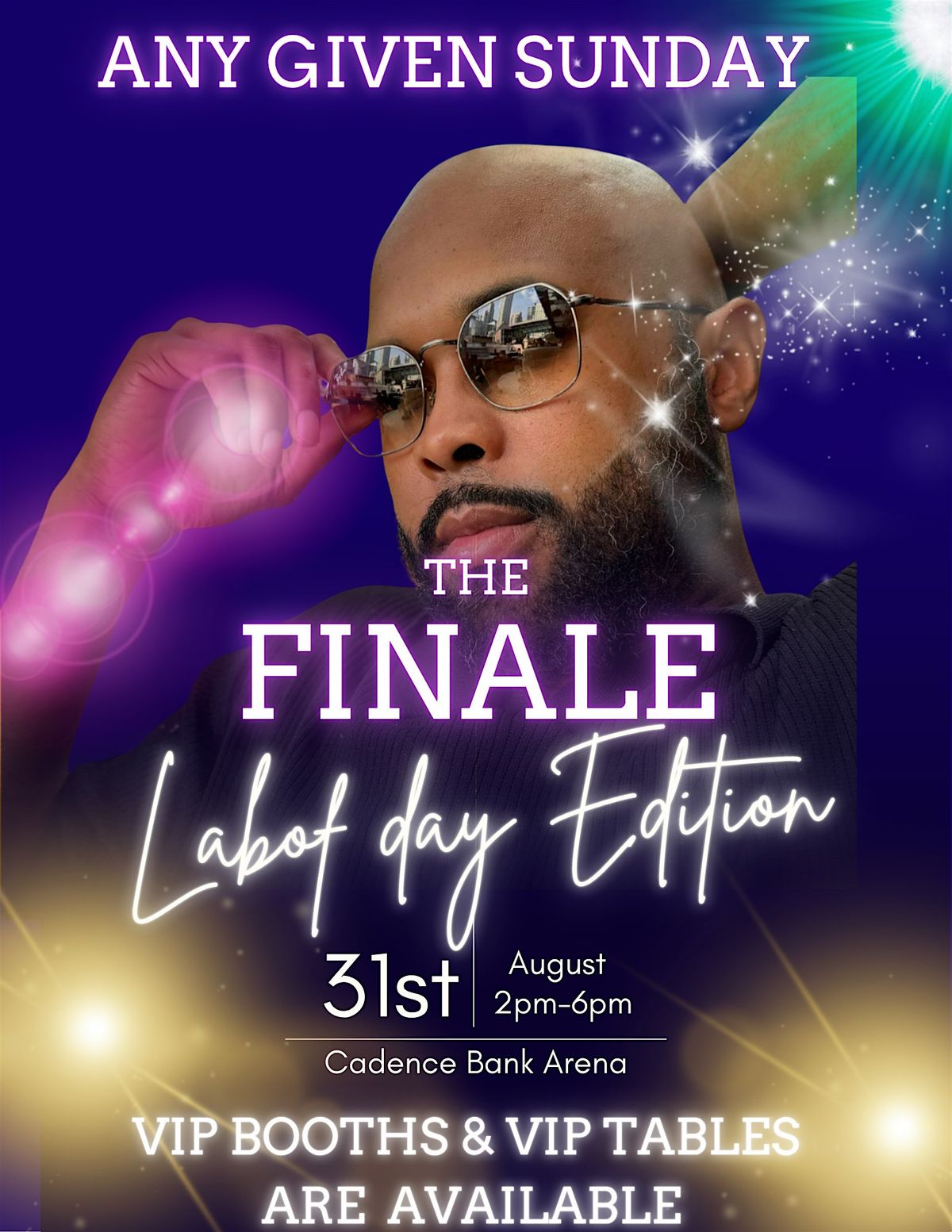 Any Given Sunday "The Finale" Labor Day Edition, 31 August | Event in Tupelo | AllEvents