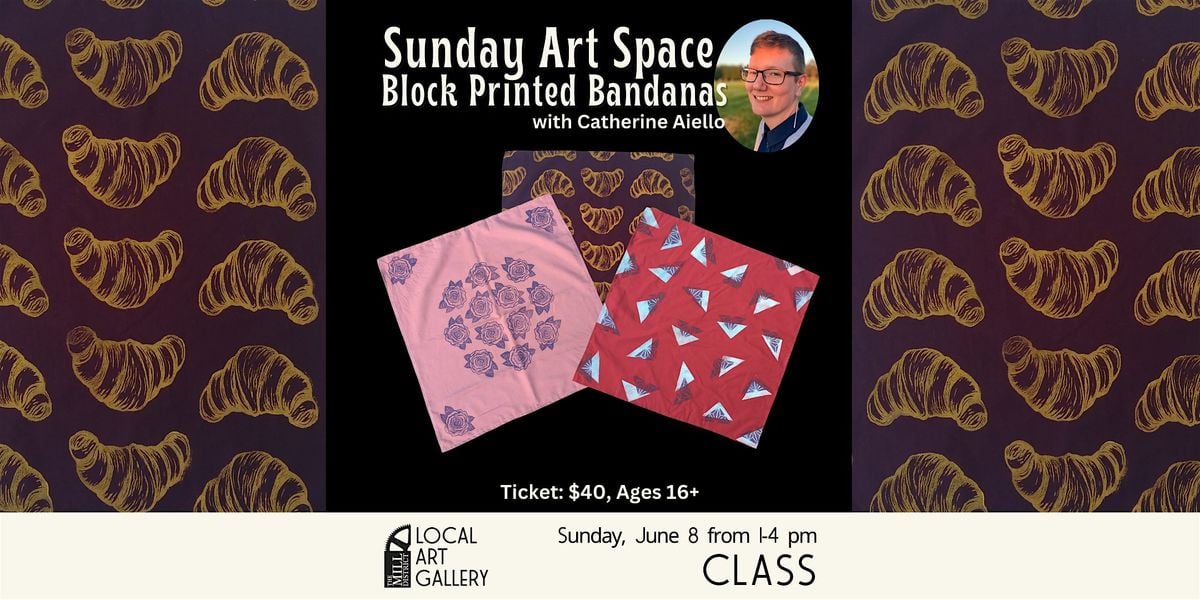 Block Printed Bandanas with Catherine Aiello, 8 June | Event in Amherst | AllEvents