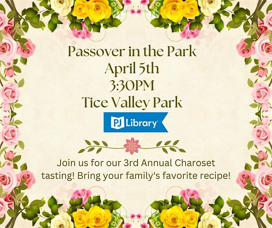 Passover in the Park | Event in Walnut Creek | AllEvents
