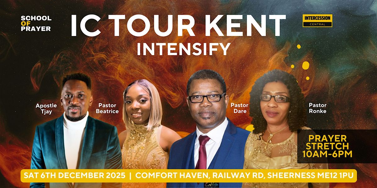 INTENSIFY | Intercession central tour | KENT, 6 December | Event in Sheerness | AllEvents