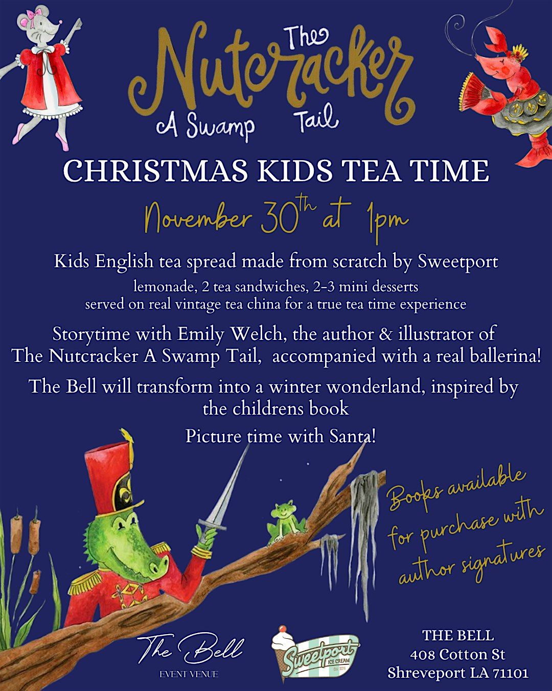 Kids Nutcracker Tea Time, 30 November | Event in Shreveport | AllEvents