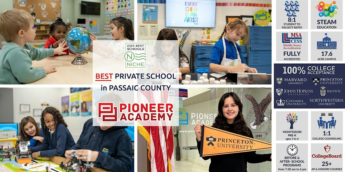 Pioneer Academy Open House  Grades PreK-8 Nov 18, 2025, 18 November | Event in Wayne | AllEvents