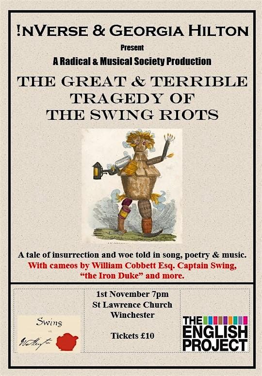 The Great & Terrible Tragedy of the Swing Riots, 1 November | Event in Winchester | AllEvents
