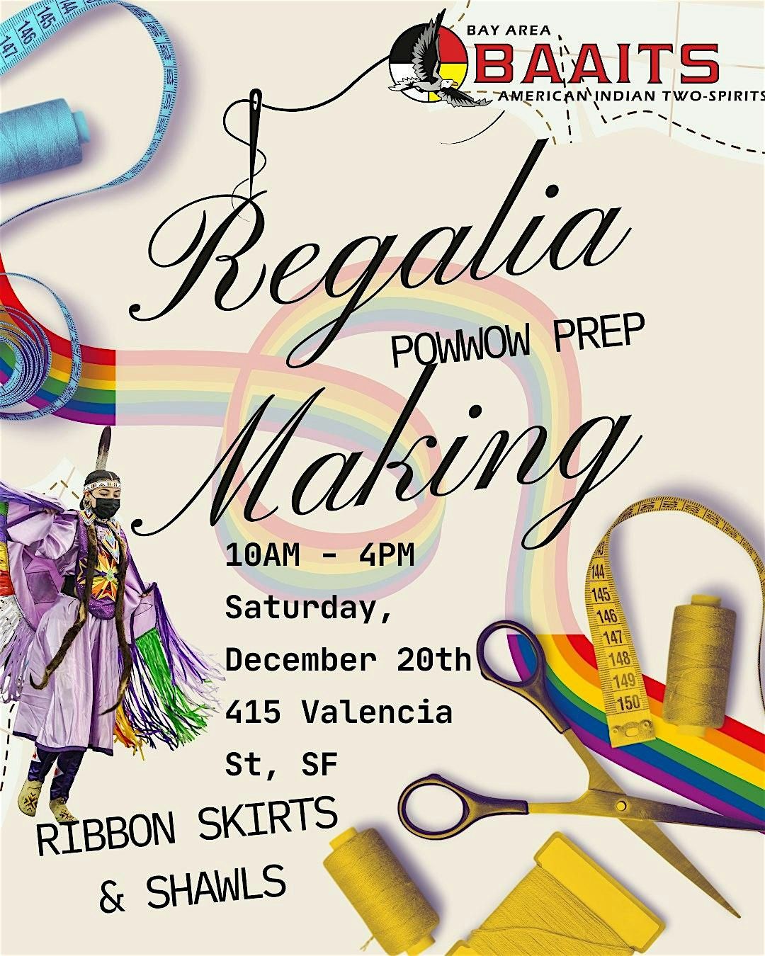 Powwow Prep Series - Regalia Making, 20 December | Event in San Francisco | AllEvents