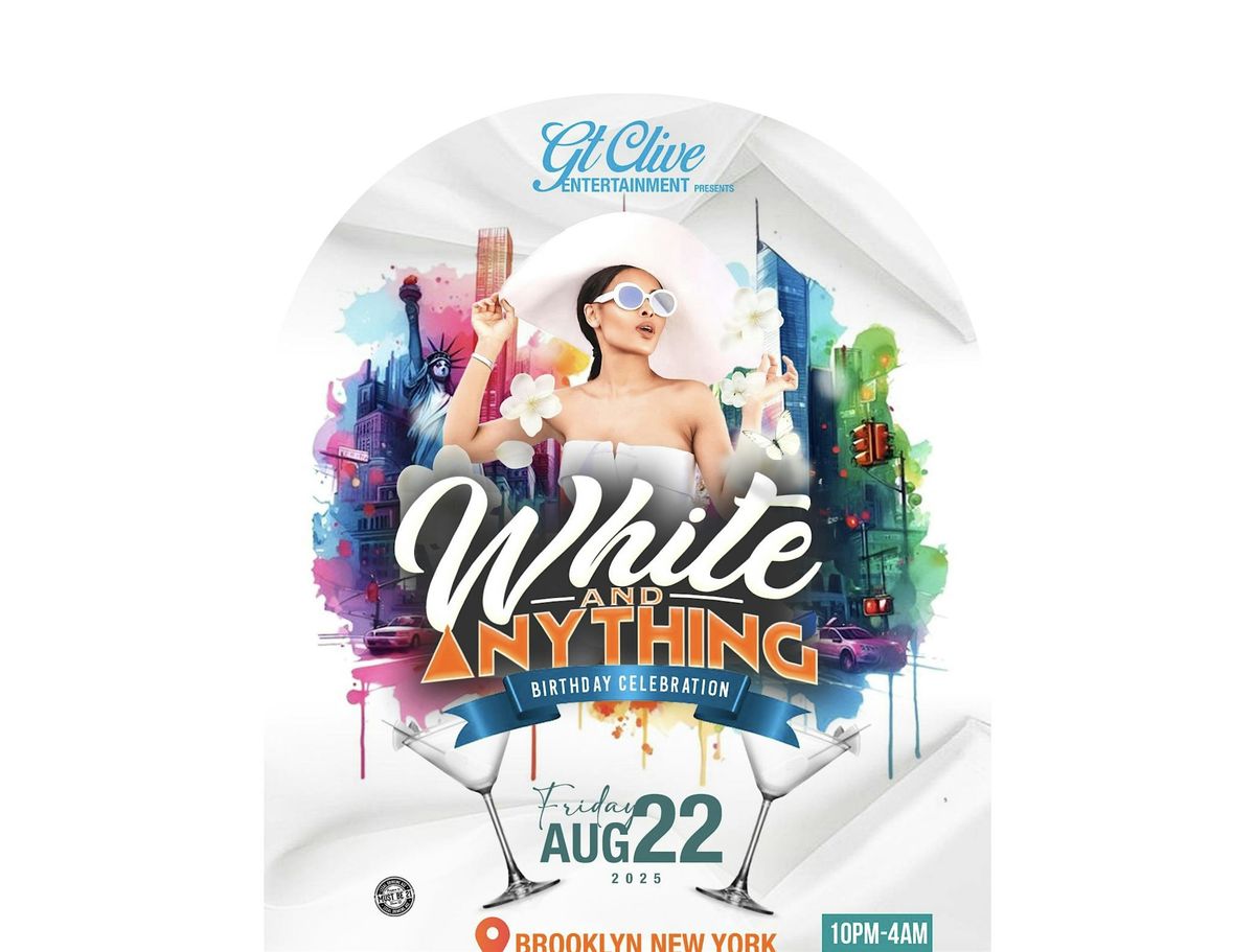 White and Anything, 22 August | Event in Brooklyn | AllEvents