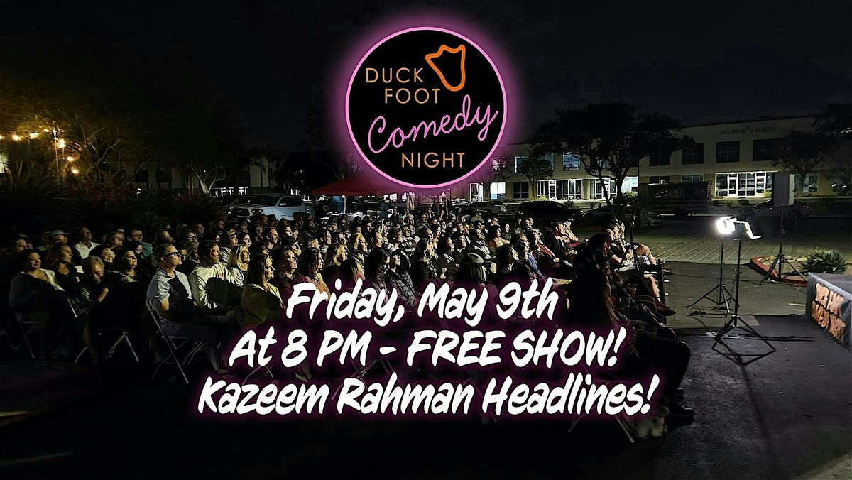 Duck Foot Miramar MAY Comedy Night! May 9th, 2025 @ 8PM FREE SHOW!, 9 May | Event in San Diego | AllEvents