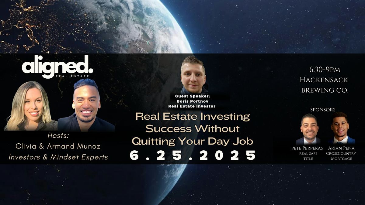 Real Estate Investing Success Without Quitting Job! NJ Networking Meetup, 25 June | Event in Hackensack | AllEvents