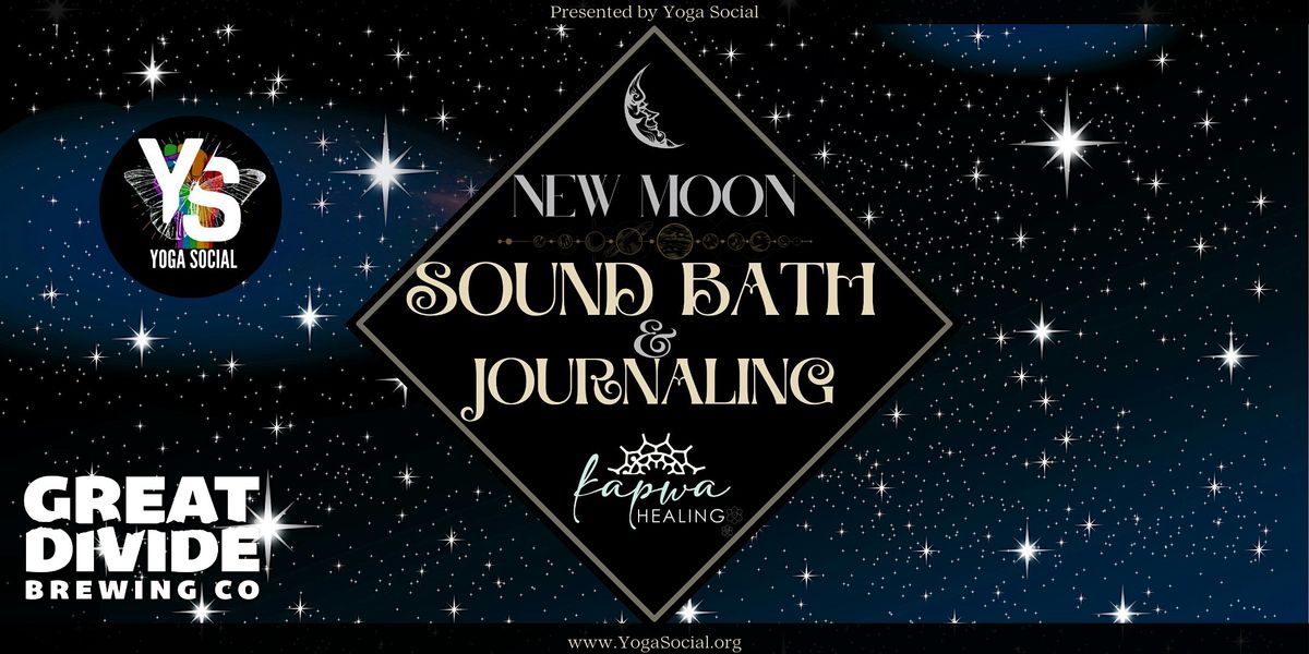 New Moon - Sound Bath & Journaling  @ Great Divide Brewing Barrel Room RiNo, 4 October | Event in Denver