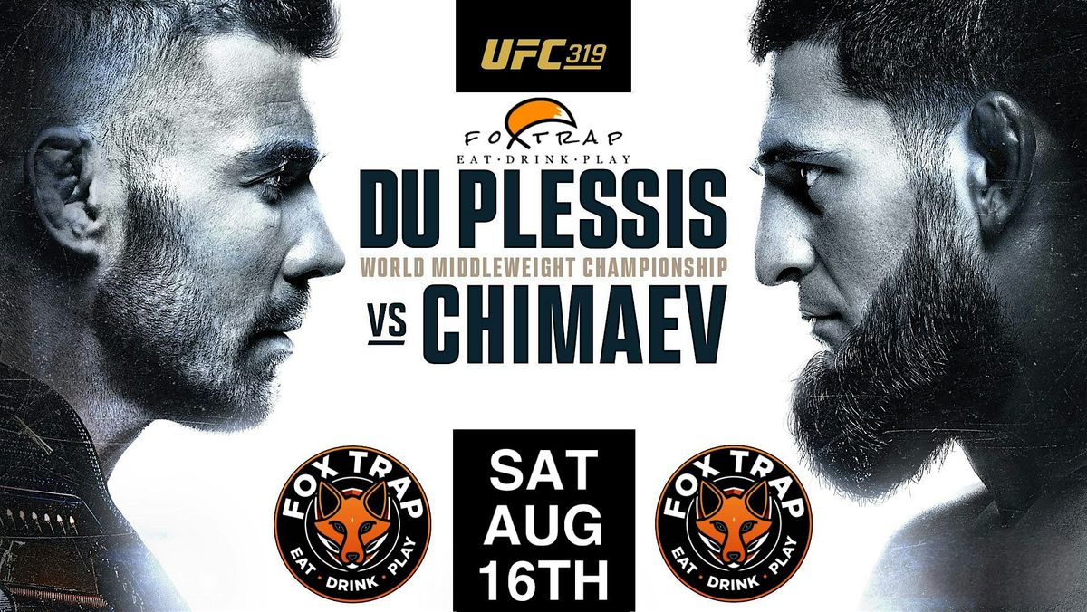 UCF 319 Fight Watch Party | DU PLESSIS vs CHIMAEV | Hookah | Pool Tables, 16 August | Event in Houston | AllEvents