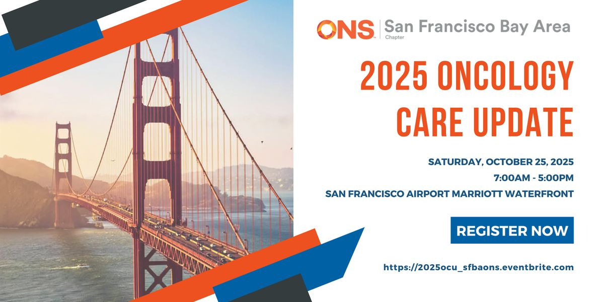 2025 Oncology Care Update (OCU), 25 October | Event in Burlingame | AllEvents