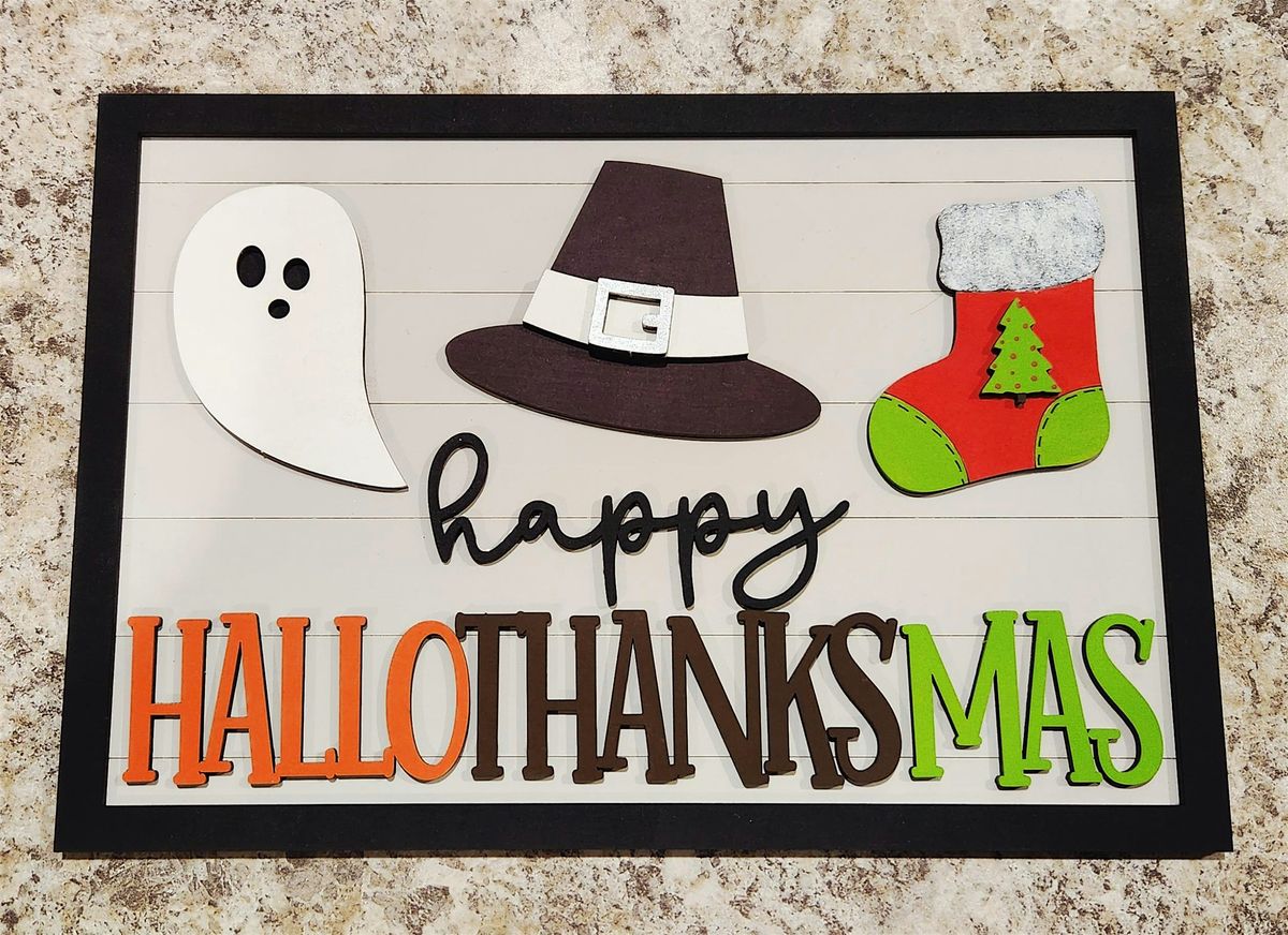 Happy HalloThankMas Sip & Paint, 4 October | Event in Puyallup | AllEvents