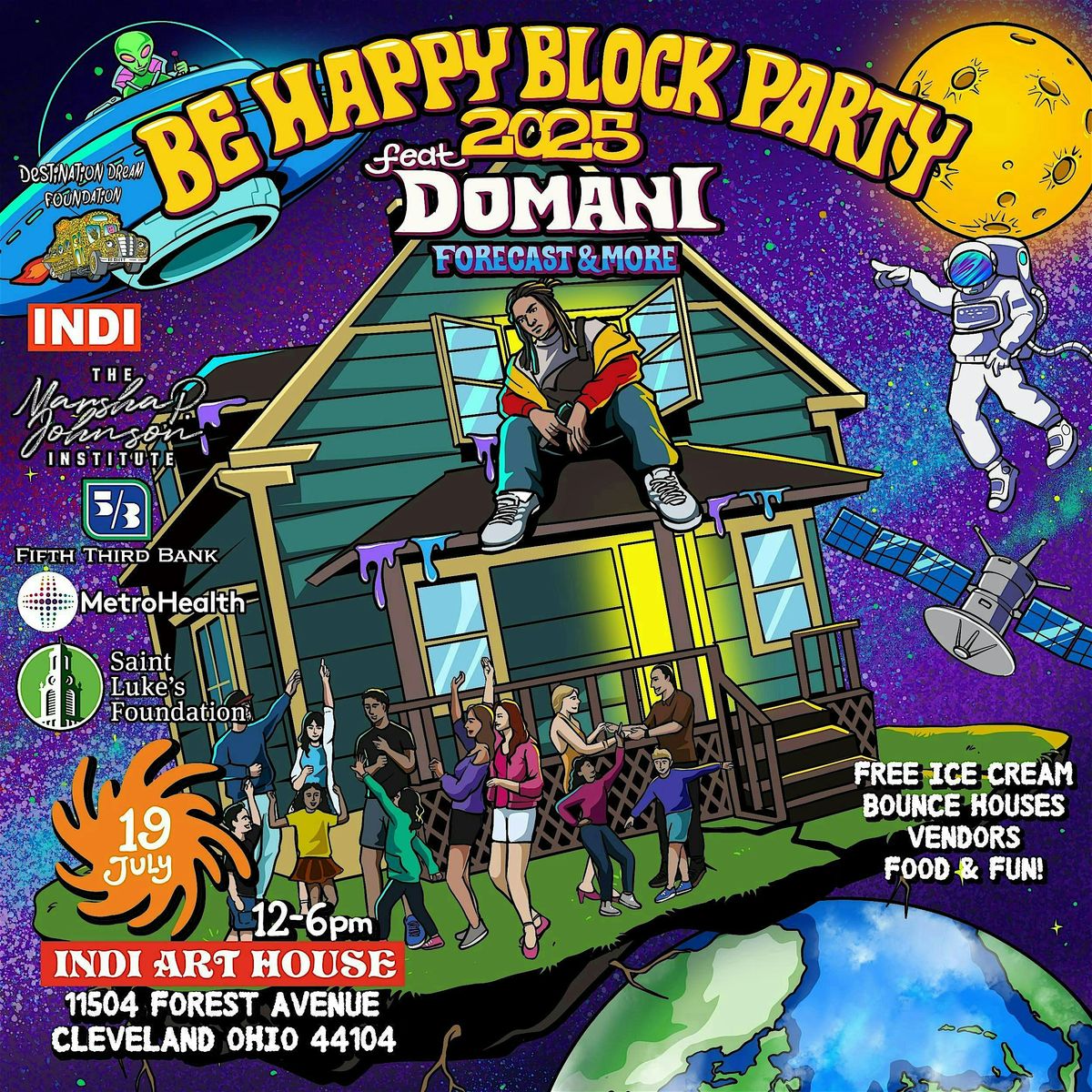 BE HAPPY BLOCK PARTY 2025, 19 July | Event in Cleveland | AllEvents