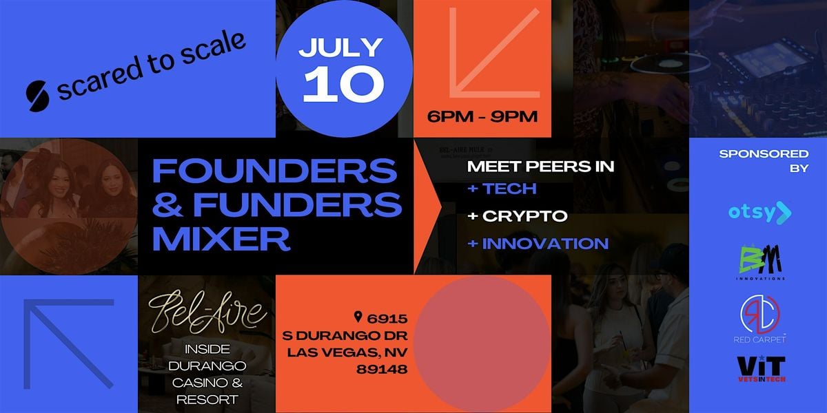 Founders & Funders Mixer, 10 July | Event in Las Vegas | AllEvents