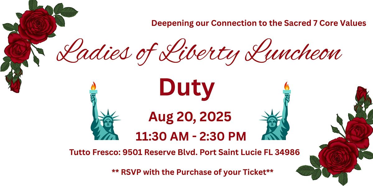 Ladies of Liberty, 20 August | Event in Port St. Lucie | AllEvents