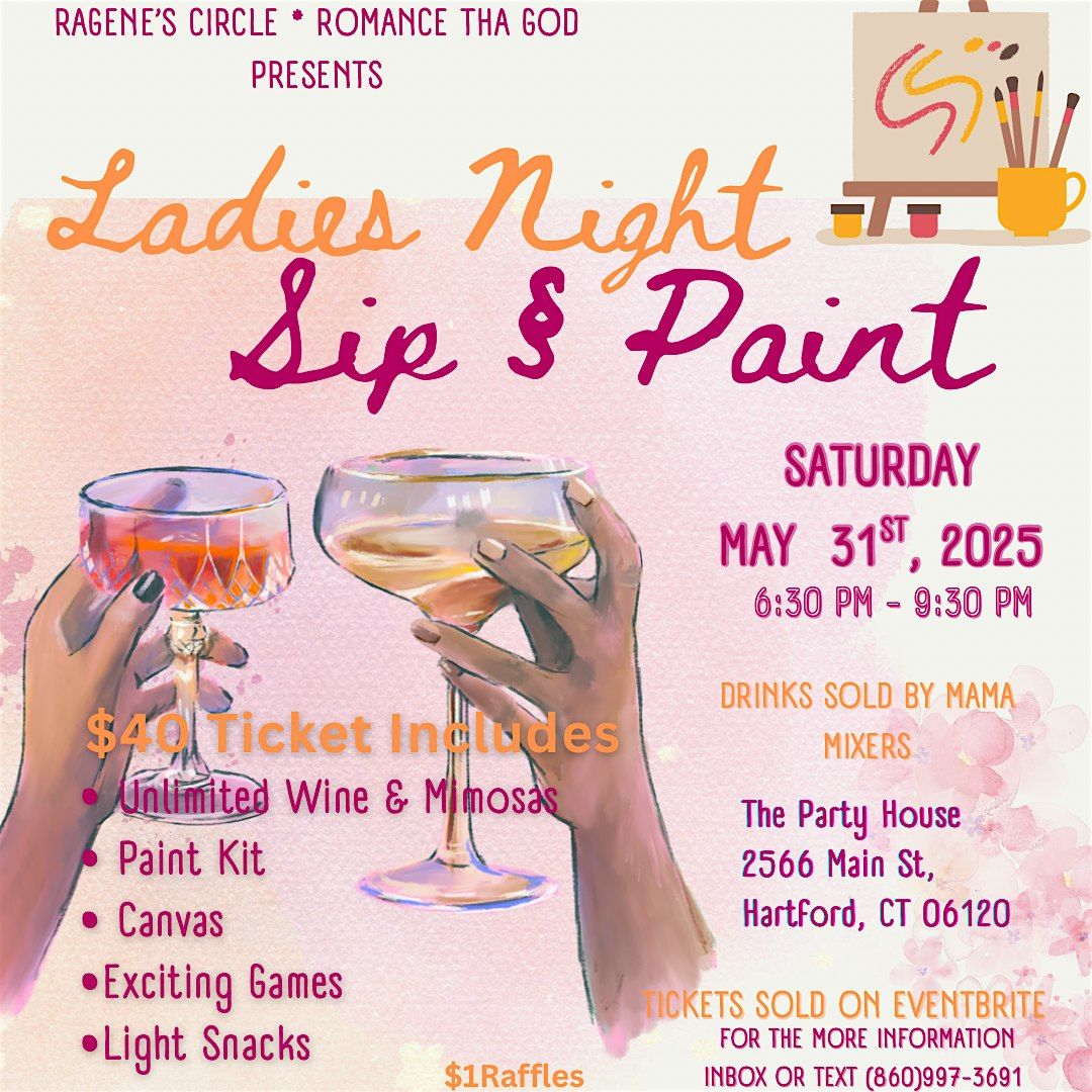 Ladies Night Sip & Paint, 31 May | Event in Hartford | AllEvents