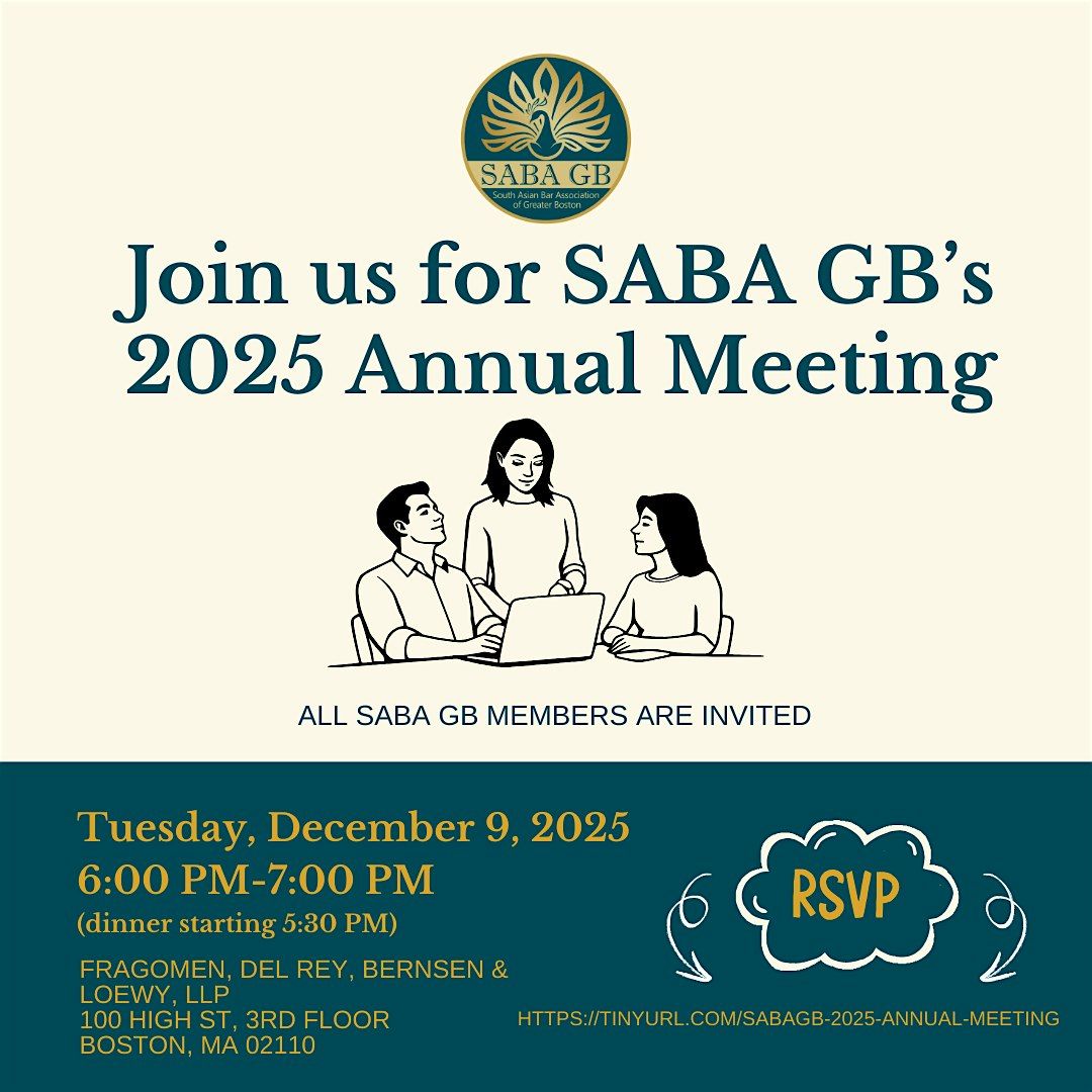 SABA GB 2025 Annual Meeting | Event in Boston | AllEvents