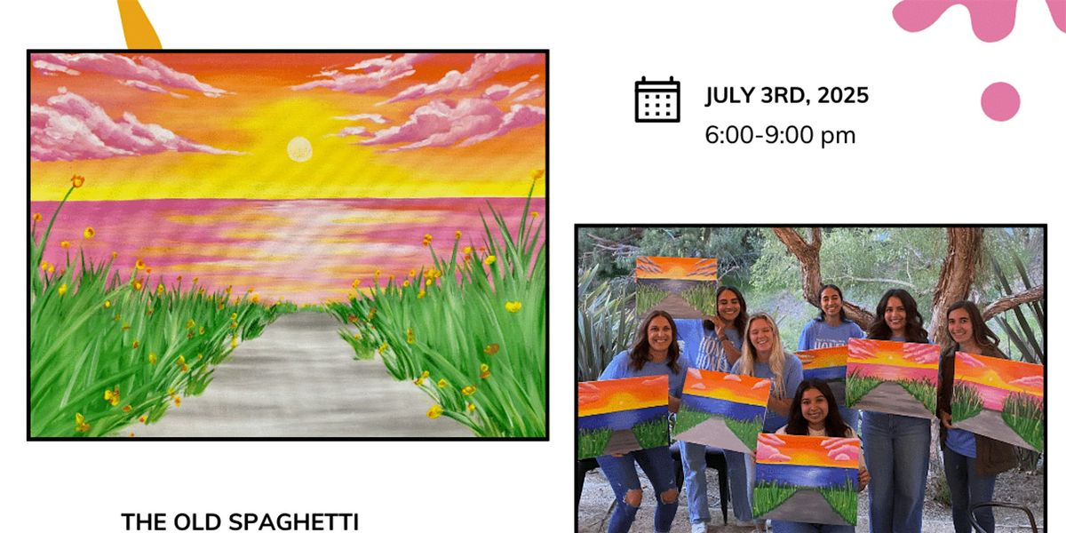 Epic Blooming Sunset - Paint and Sip by Classpop!™, 3 July | Event in Newport Beach | AllEvents