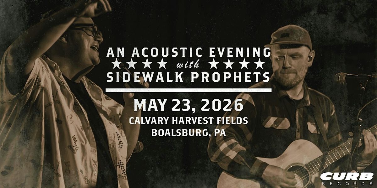 An Acoustic Evening With Sidewalk Prophets-Spring 2026-Boalsburg, PA, 23 May | Event in Boalsburg | AllEvents