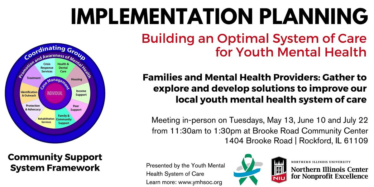 Collaboration and Youth Mental Health: Building an Optimal System of Care, 13 May | Event in Rockford | AllEvents