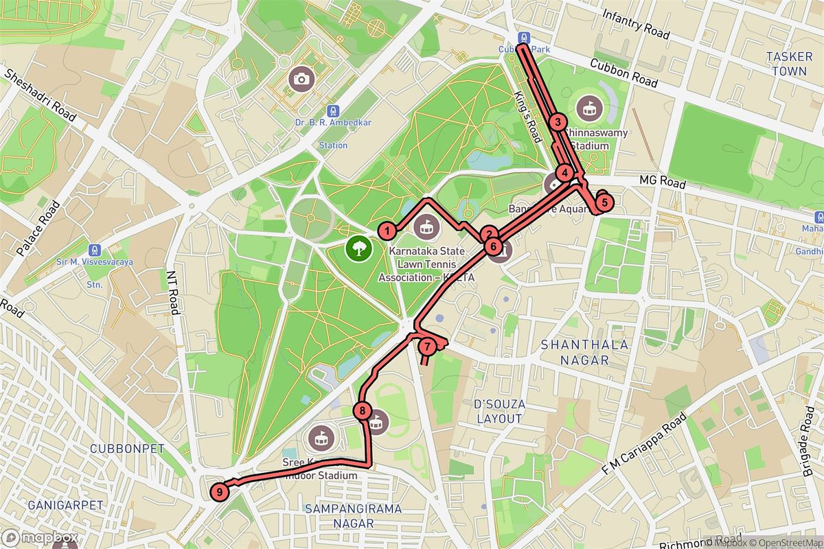 Bangalore Audio Tour: Bangalore's Stadiums, Sanctuaries, and Spectacles | Event in Bangalore | AllEvents