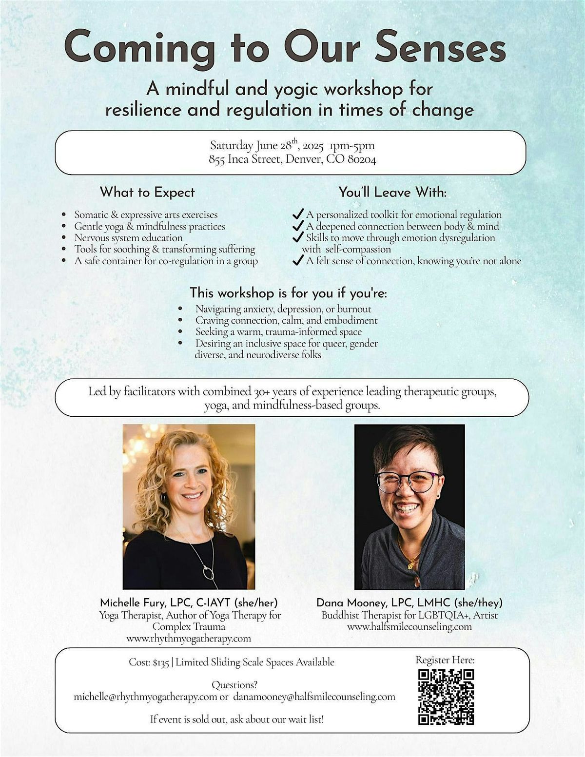 Coming to Our Senses: A Mindful & Yogic Workshop, 28 June | Event in Denver | AllEvents