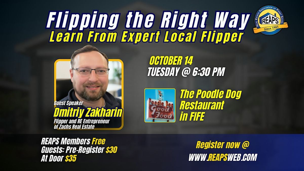 Real Estate Investing:Flipping the RightWay-Expert Local Flipper Talks-FIFE, 14 October | Event in Fife | AllEvents